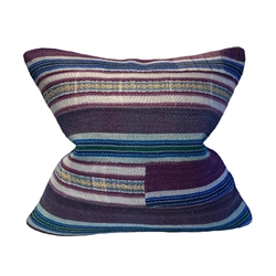 Vintage Kantha Striped Pillow