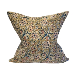 Pair Indian Block Print Pillows