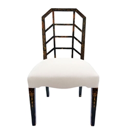 Pair English Lacquer Chairs