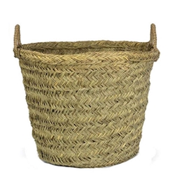 Moroccan Straw Basket; XL