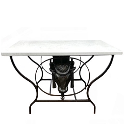Italian Bull Head Butchers Table