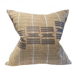 Pair Vintage Textile Pillows