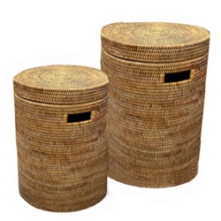 Light Rattan Hamper