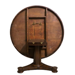 English Mahogany Center Table