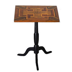 Pair Parquetry Inlay Tables