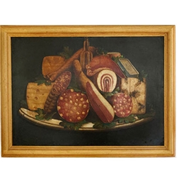 Italian Still Life Charcuterie Painting