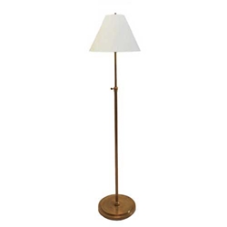 Adjustable Brass Floor Lamp