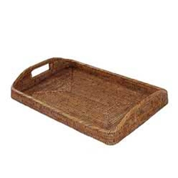 Rattan Morning Tray; Lg.