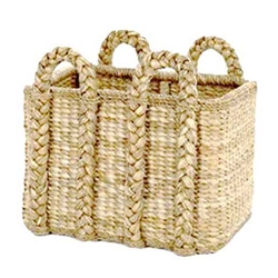 Rush Log Basket; Lg.