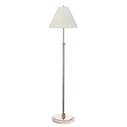 Adjustable Polished Nickel Floor Lamp