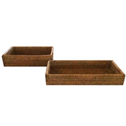 Rattan Bathroom Tray