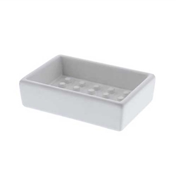 White Peg Soap Dish